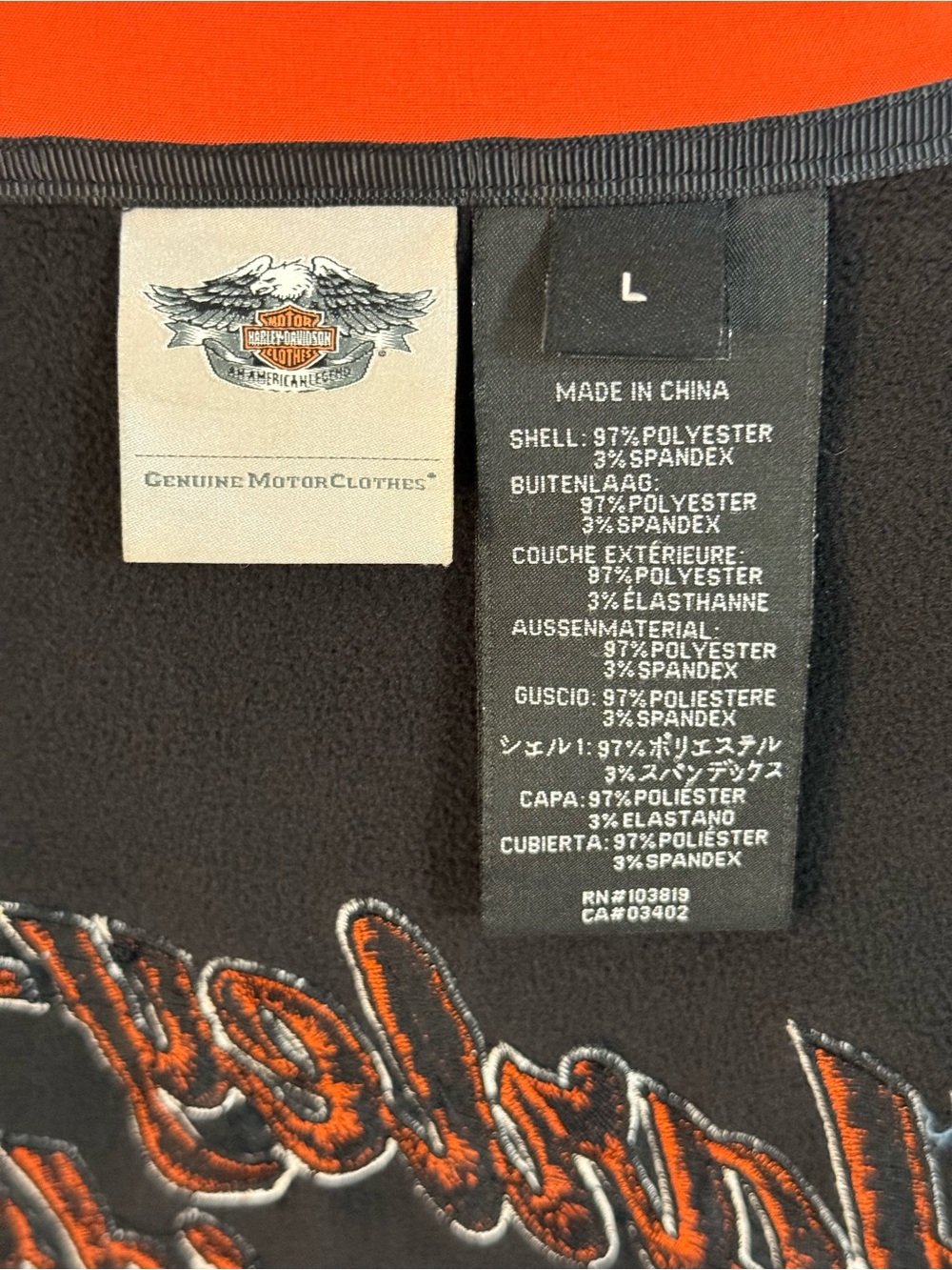 Harley-Davidson women's softshell full-zip Jacket EUC - Picture 5 of 7